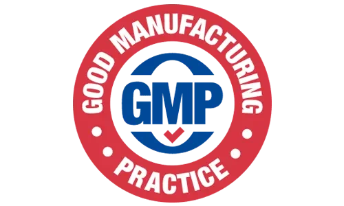Good Manufacturing Practice (GMP) certification seal